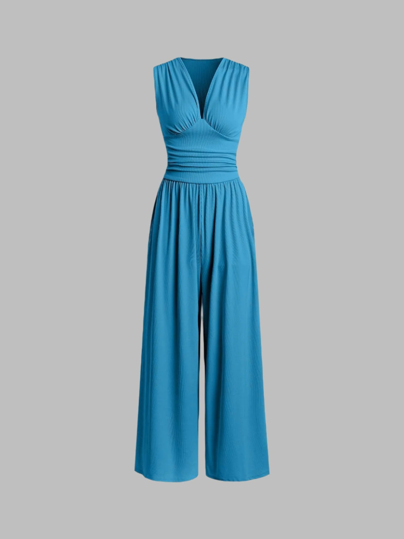 Alaina™ | Chic Sleeveless Wide-Leg Jumpsuit