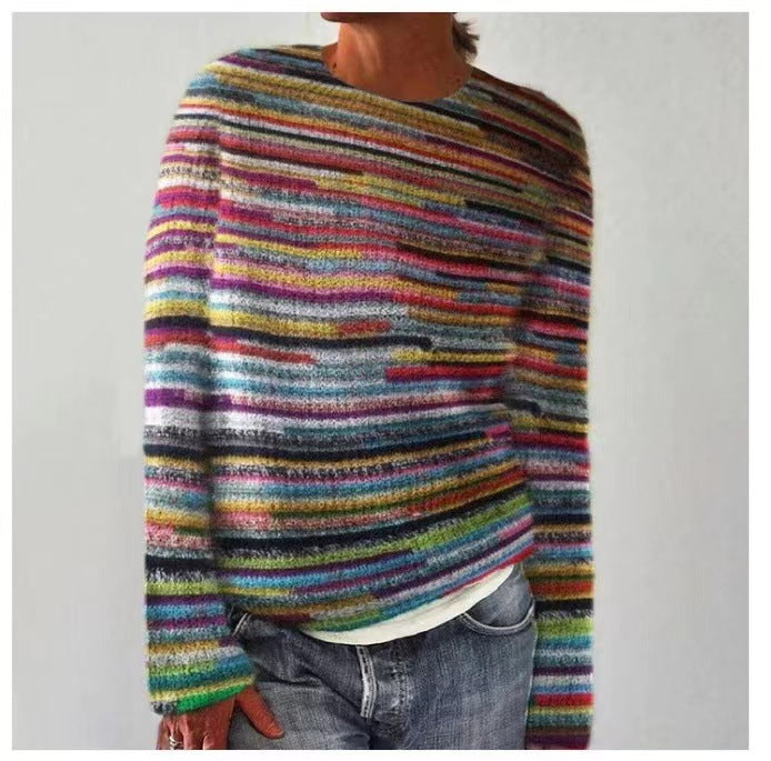 Bennett | Casual Striped Knit Sweater