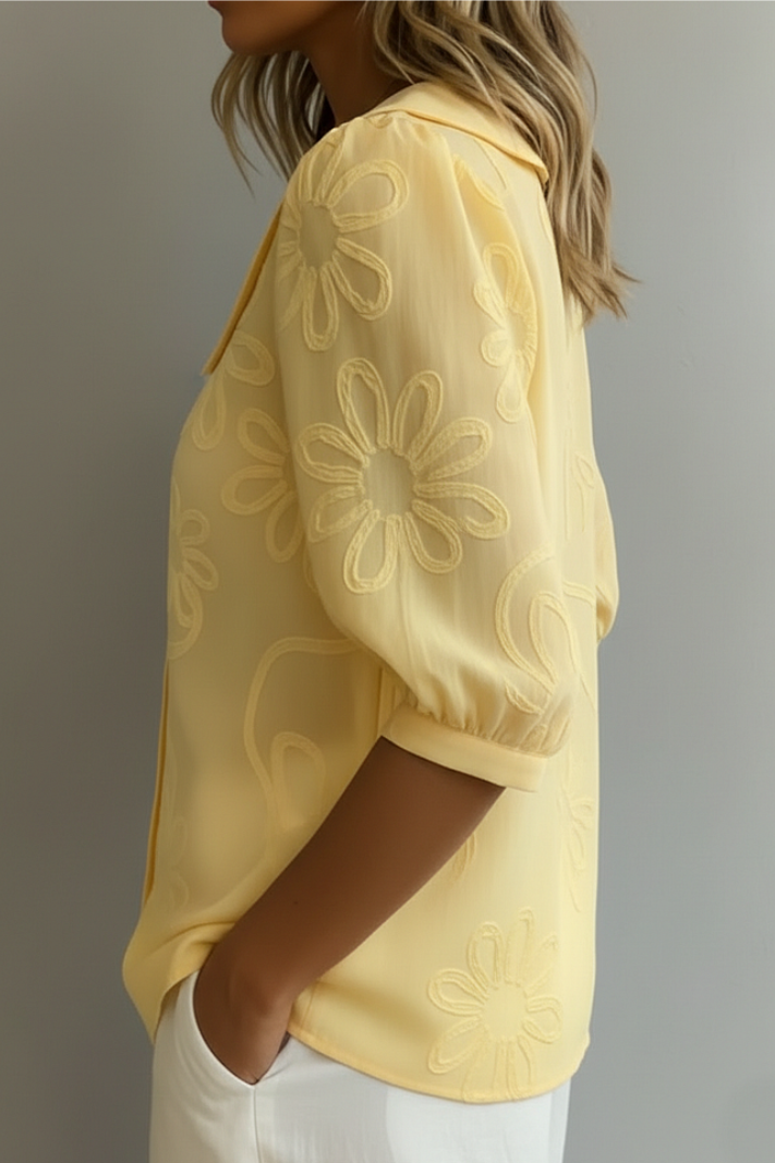 Lauren™ │ Elegant Floral Blouse