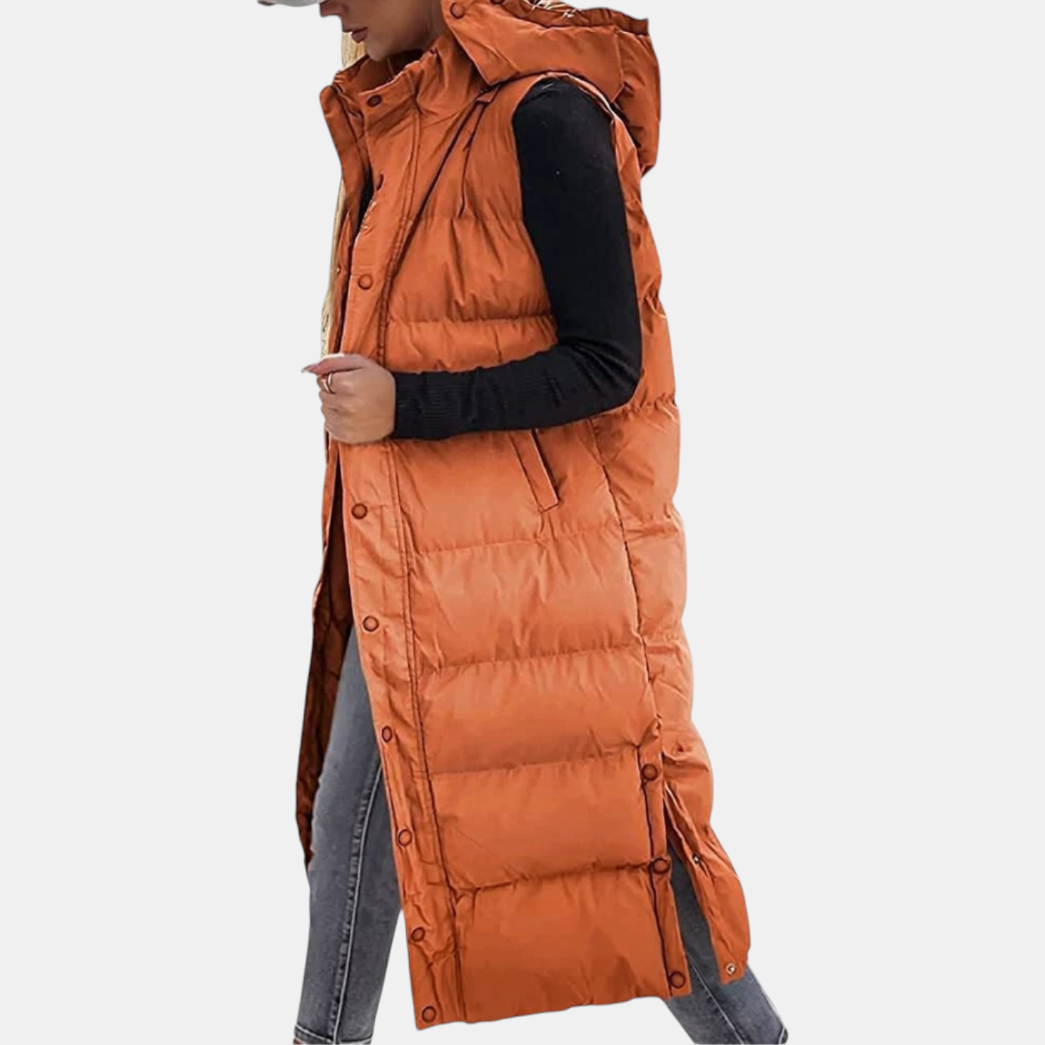 Lynette™ | Quilted Hooded Winter Vest