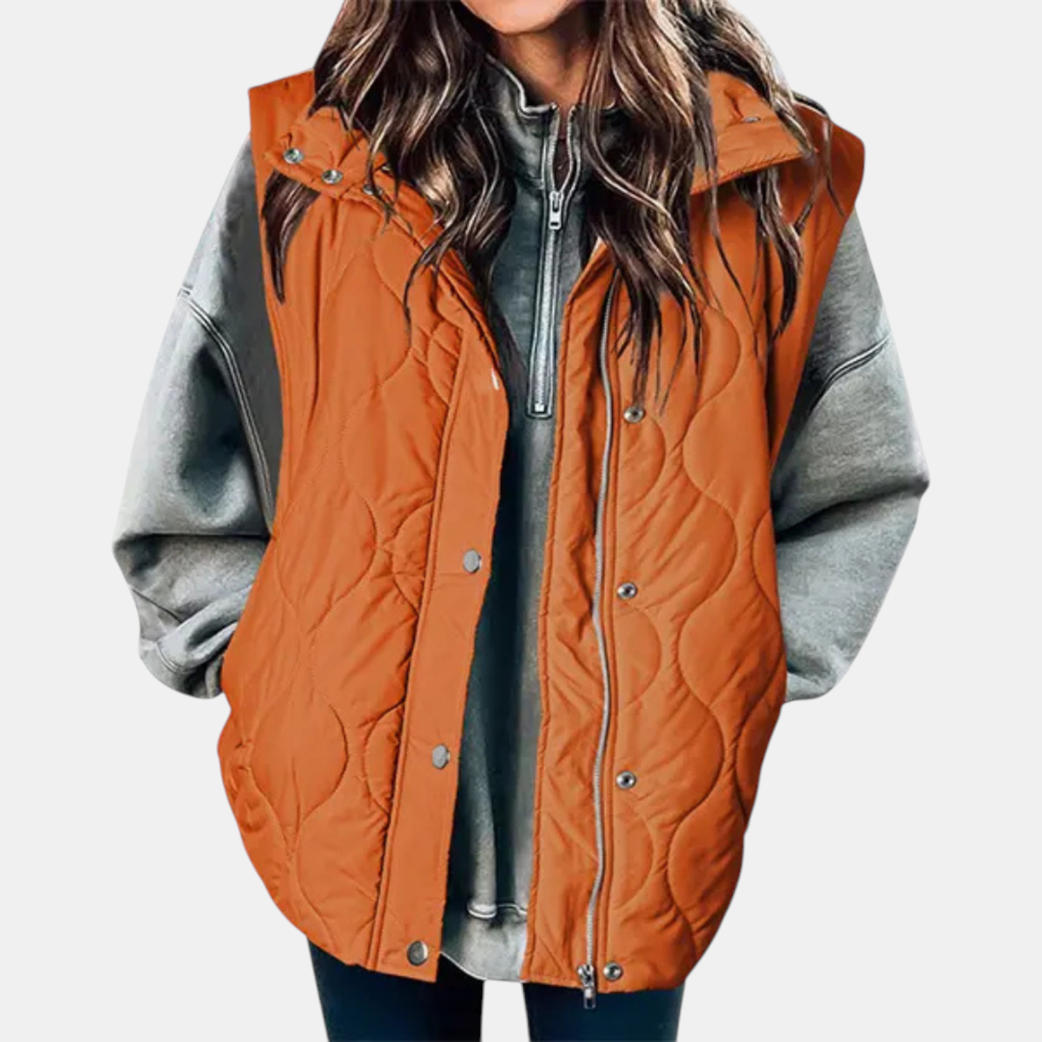 Jeannie™ | Hooded Quilted Puffer Vest