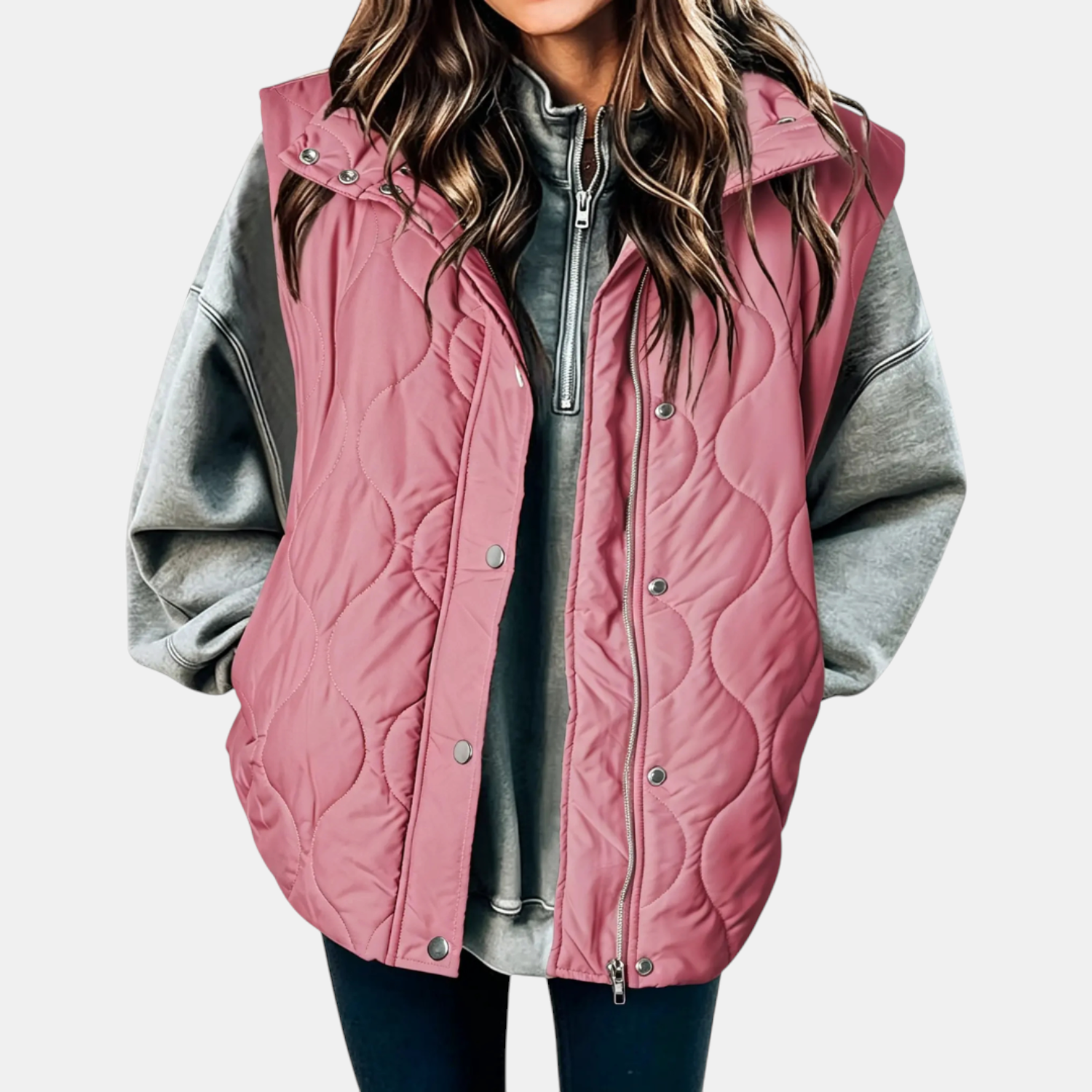 Jeannie™ | Hooded Quilted Puffer Vest