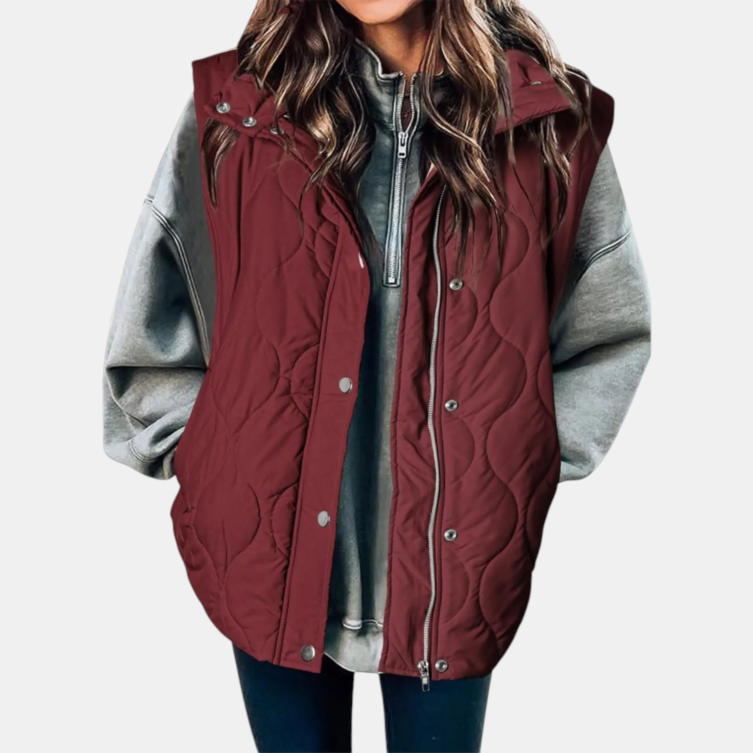 Jeannie™ | Hooded Quilted Puffer Vest