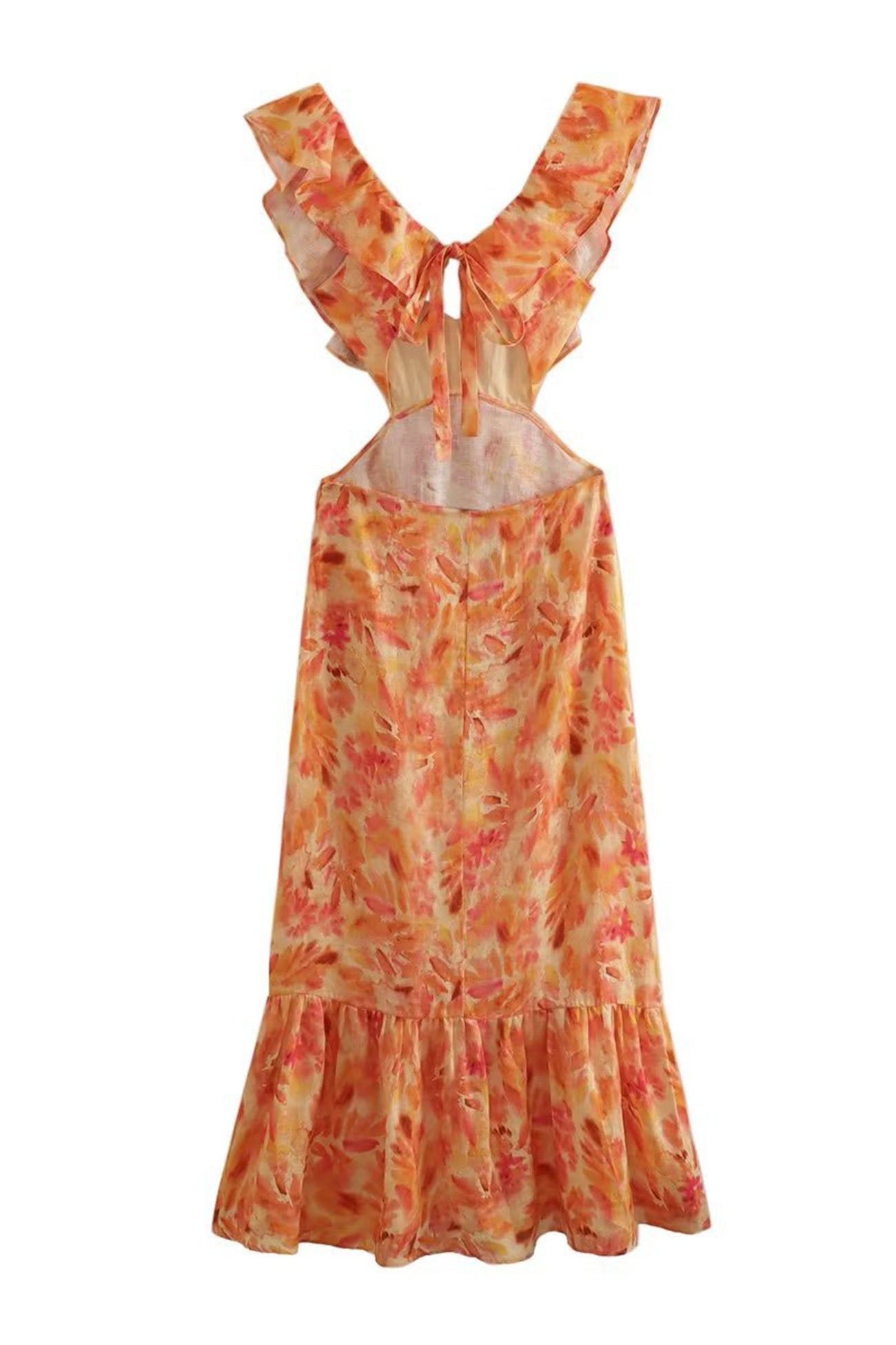 Yafit™ | Floral Ruffle Dress