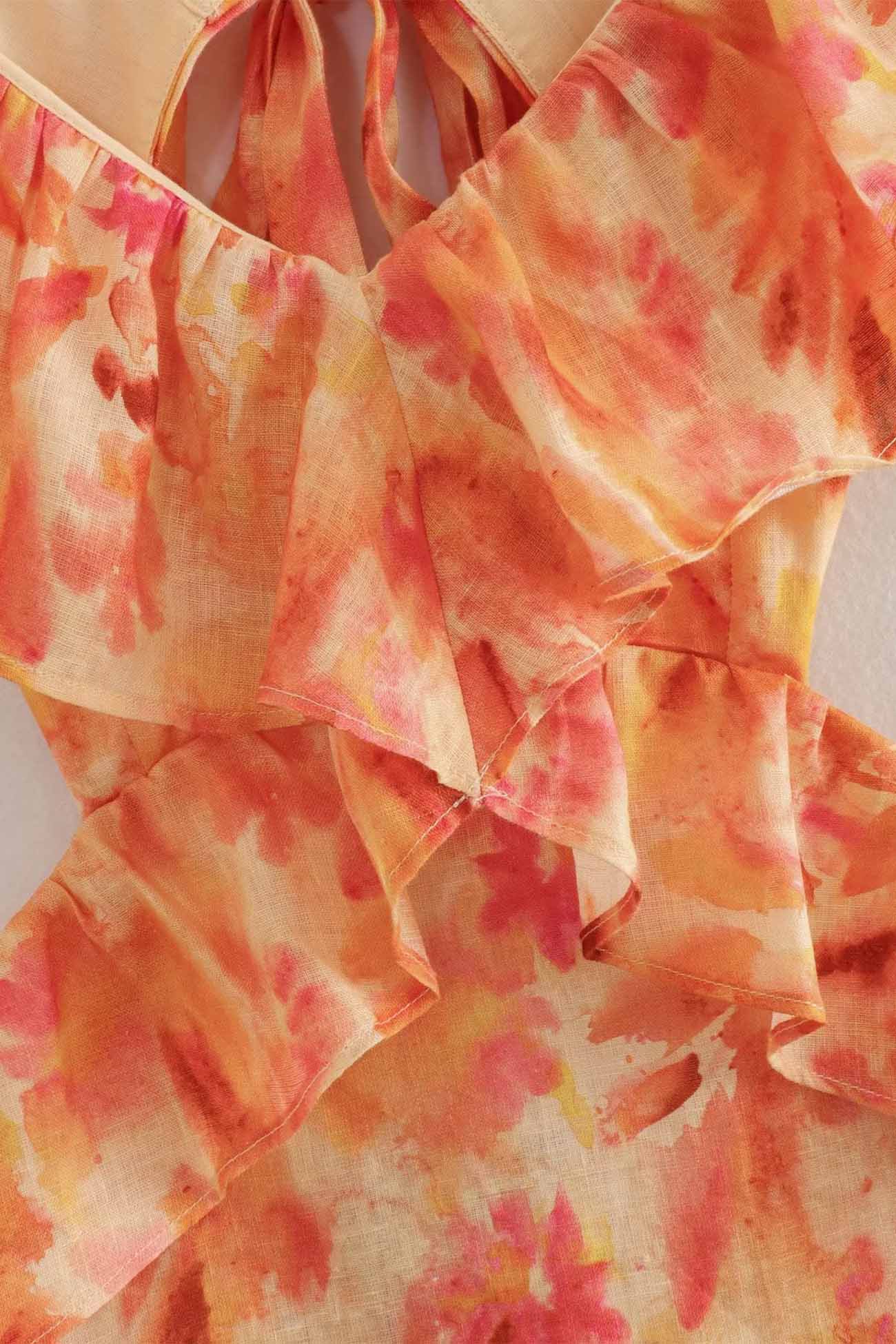 Yafit™ | Floral Ruffle Dress