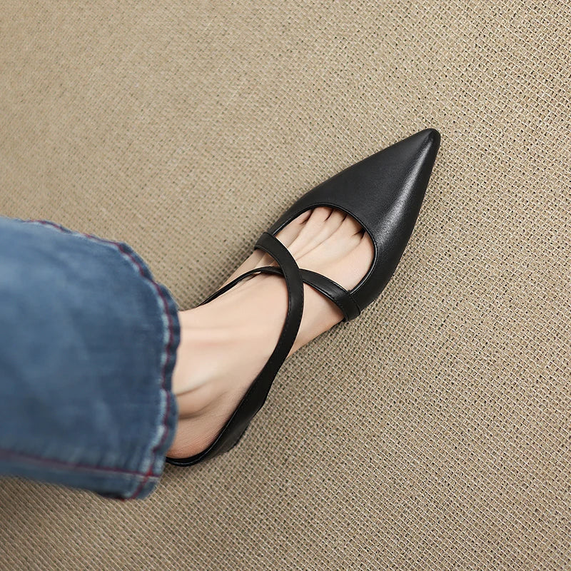 Zoya - Genuine Leather Mules