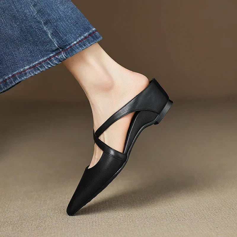 Zoya - Genuine Leather Mules