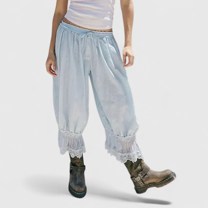 Lavinia | Flowing Wide-Leg Trousers