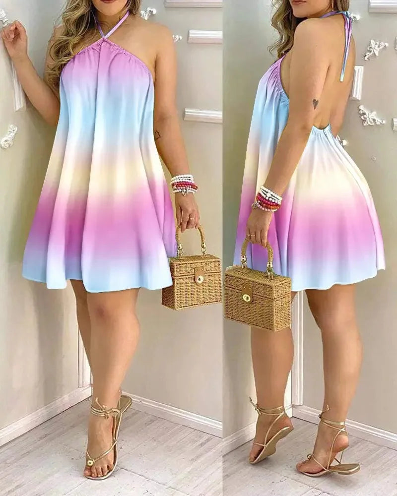 Rafaela™ | Beach Soft Fabric Halter Dress