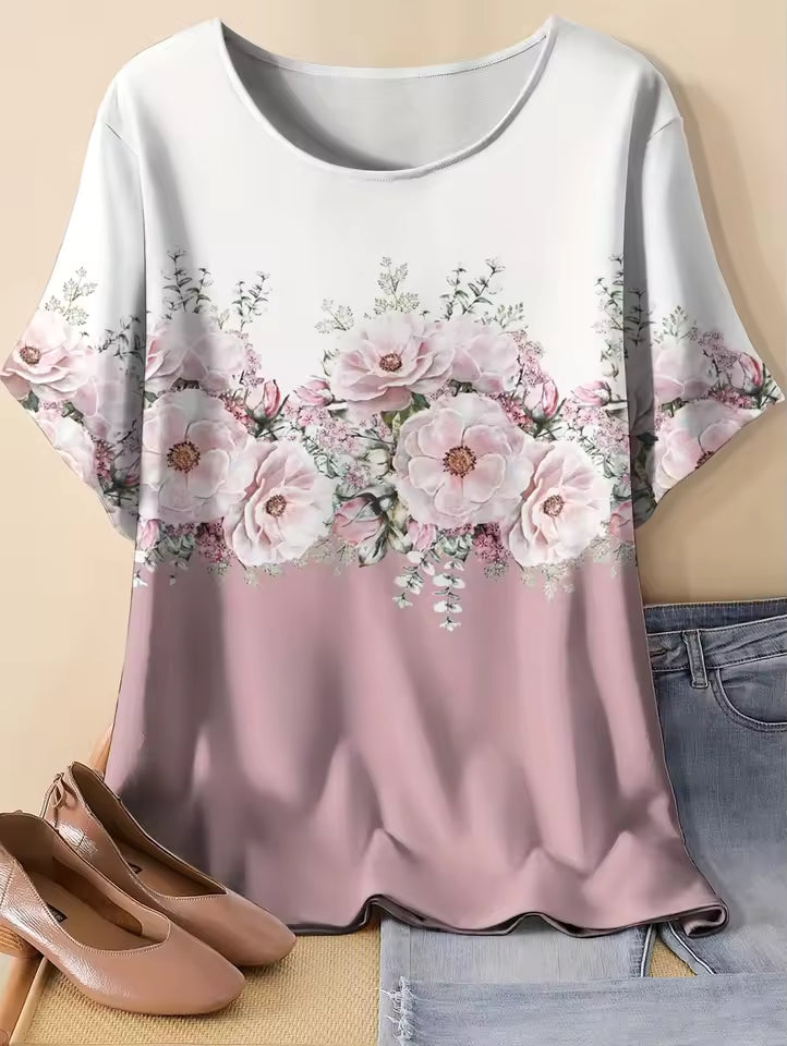 Elsinore™ | Oversized floral print shirt