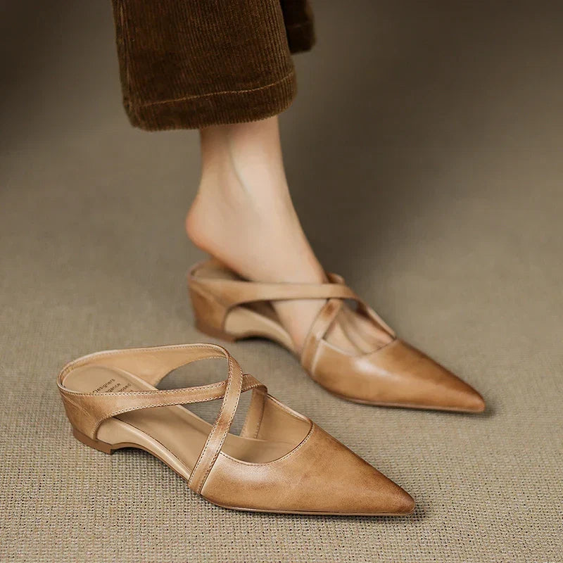 Zoya - Genuine Leather Mules