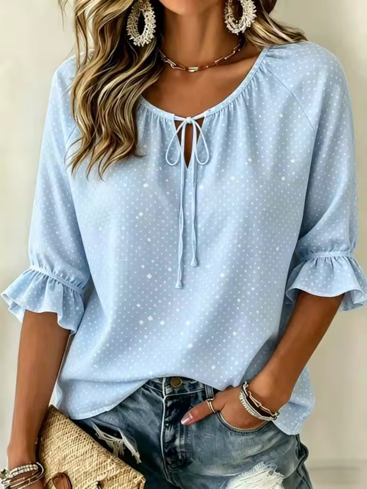 Sloane™ | Polka Dot Print Blouse