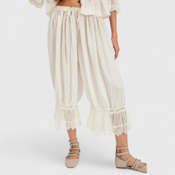 Lavinia | Flowing Wide-Leg Trousers