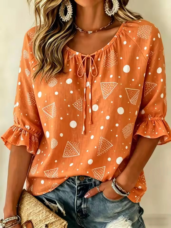 Sloane™ | Polka Dot Print Blouse