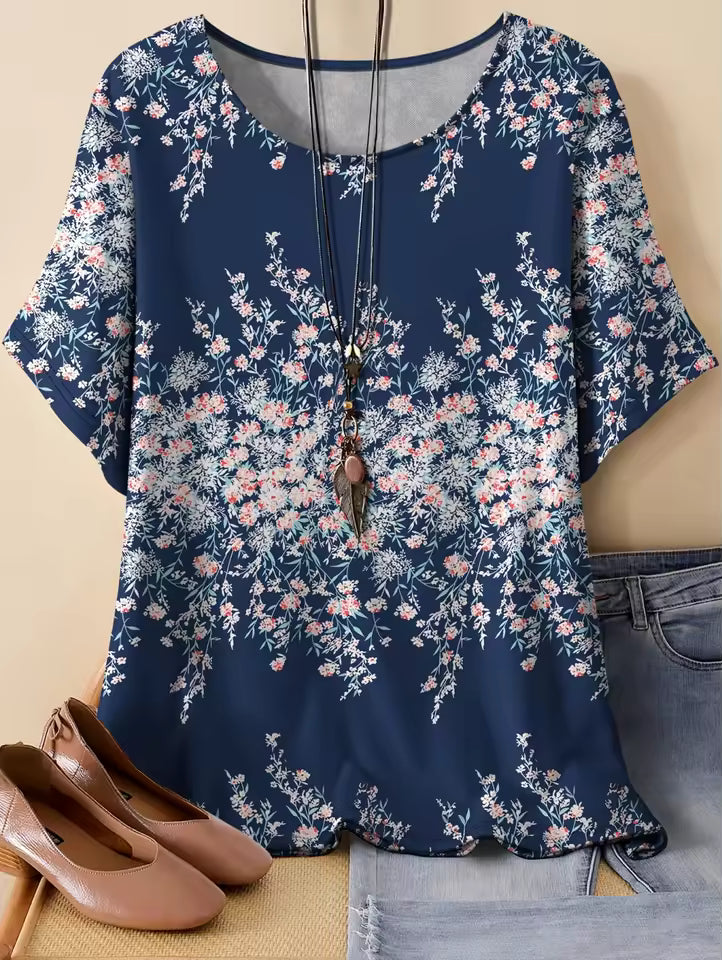 Elsinore™ | Oversized floral print shirt
