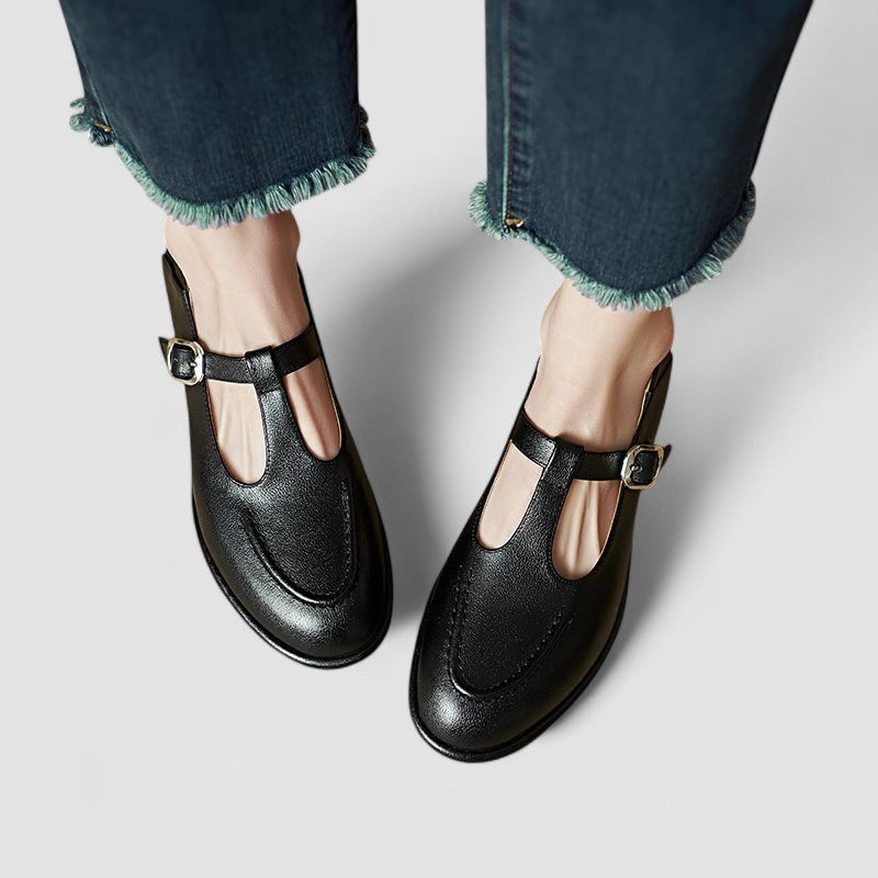 Camila | Low Heel Mary Jane Shoes