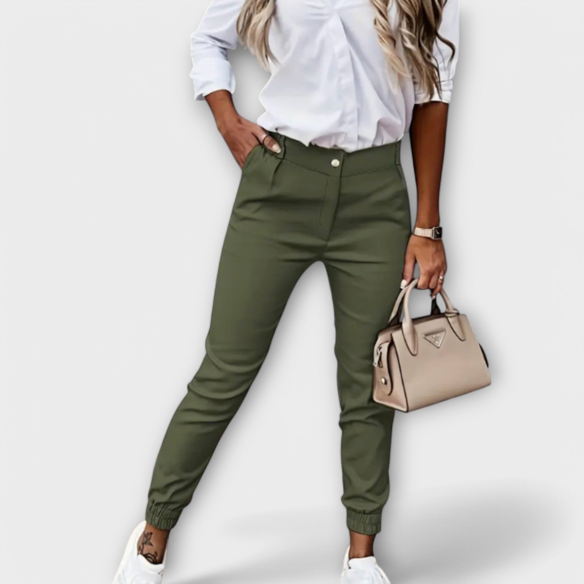 Priya | Tapered High-Waist Pants