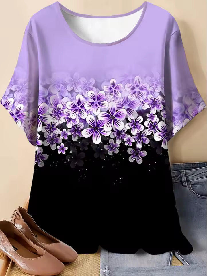 Elsinore™ | Oversized floral print shirt