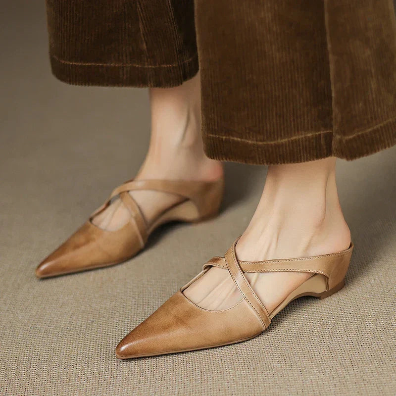 Zoya - Genuine Leather Mules