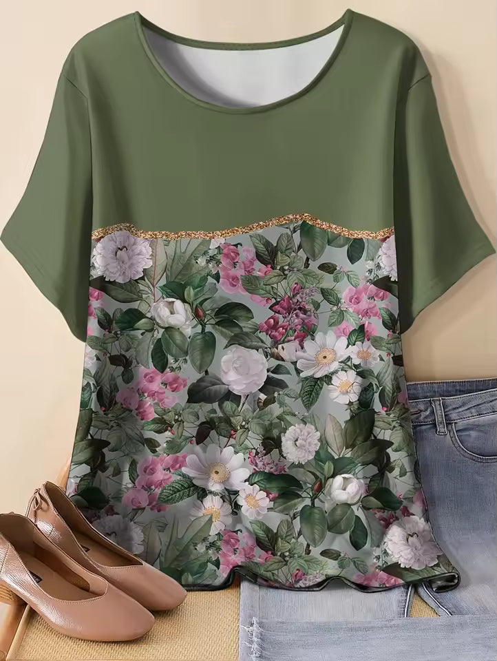 Elsinore™ | Oversized floral print shirt