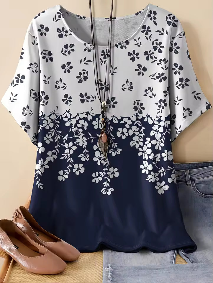 Elsinore™ | Oversized floral print shirt