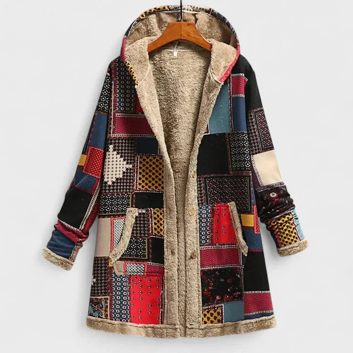 Alisha | The Cosy Vintage Parka - Red