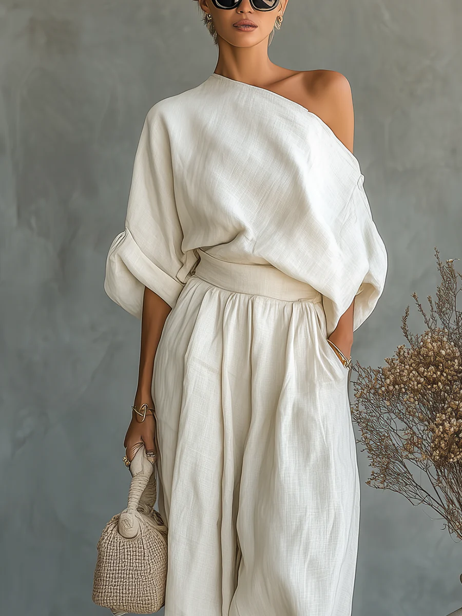Giulia | One-Shoulder Two-Piece Set
