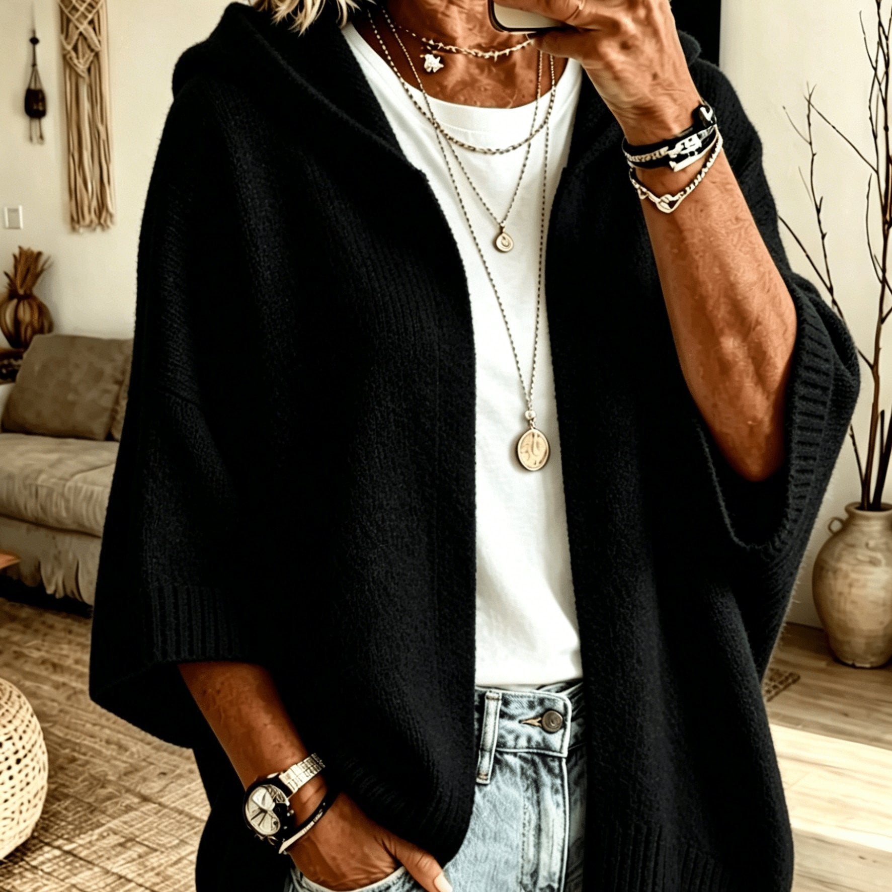 Laurel™ | Women's Elegant Casual Hooded Cardigan