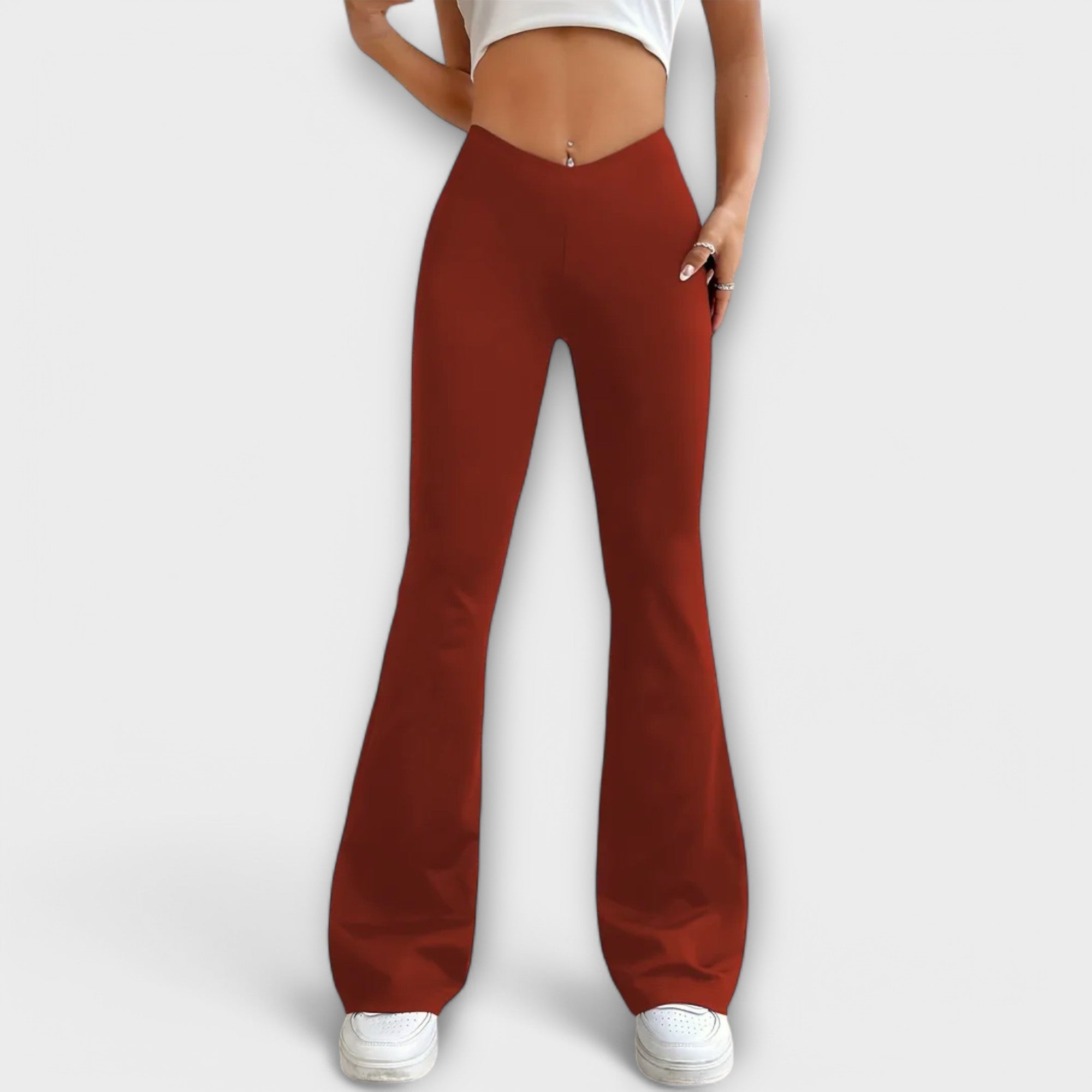 Claire | Flared High-Waist Pants