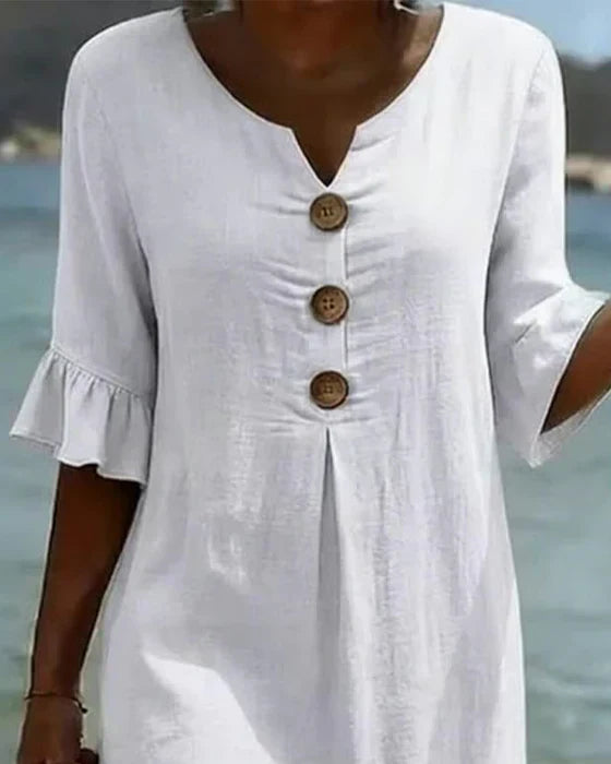 Women’s Casual V-Neck A-Line Dress