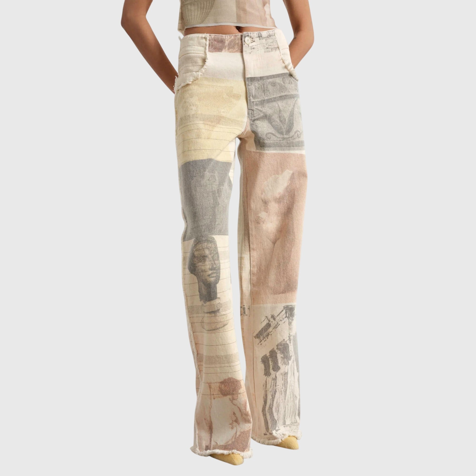 Farrah | Artful Wide-Leg Pants