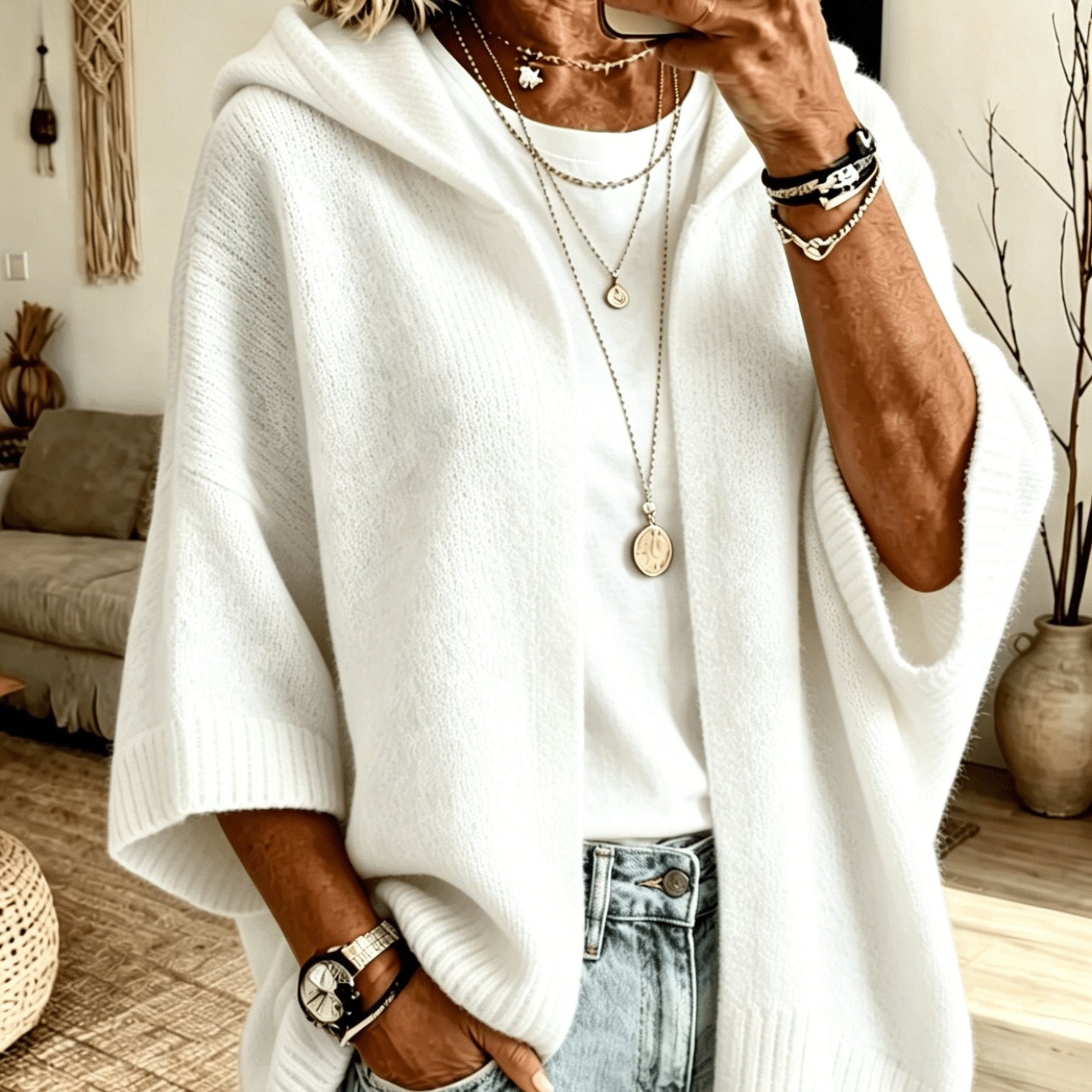 Laurel™ | Women's Elegant Casual Hooded Cardigan