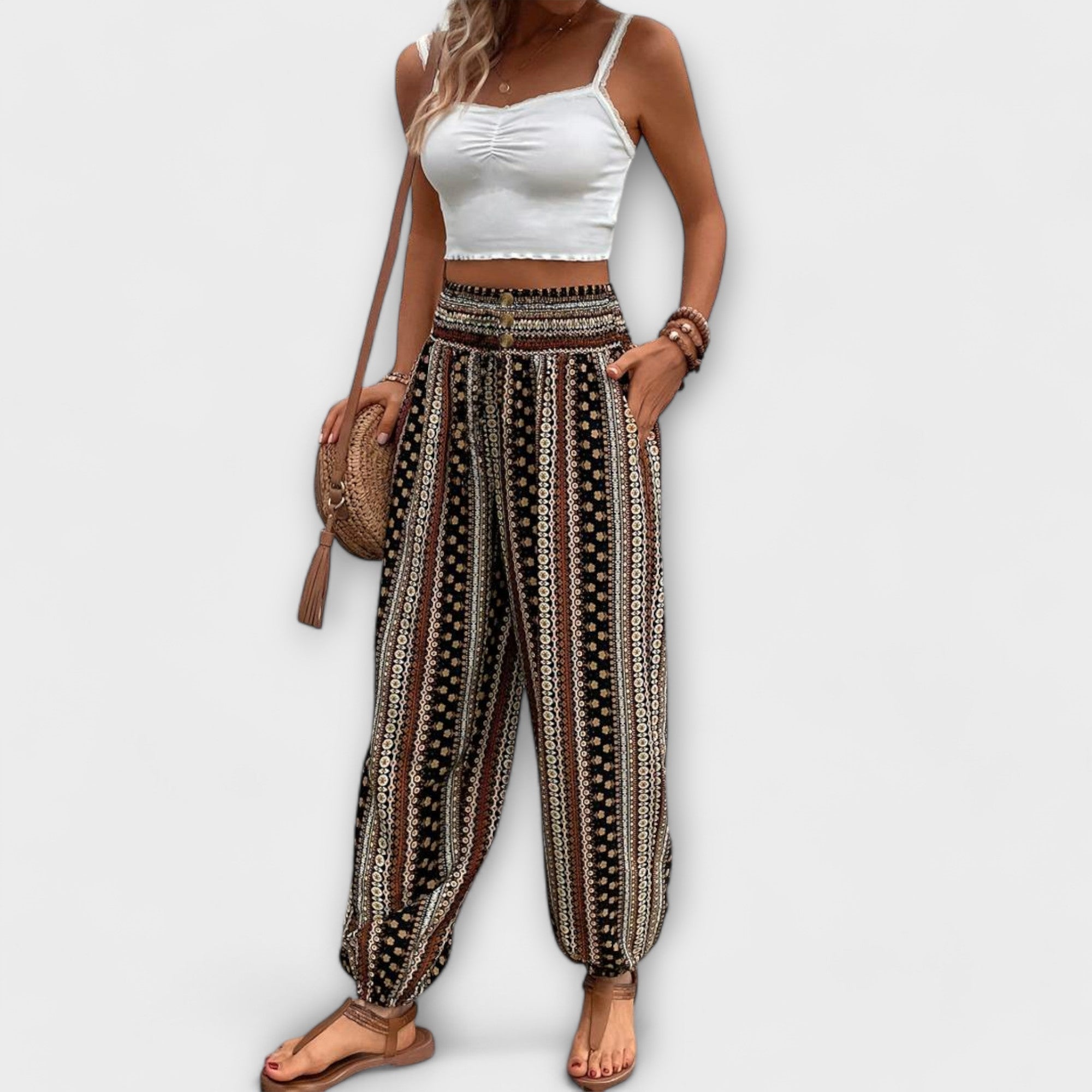 Cassidy | Relaxed Bohemian Harem Pants