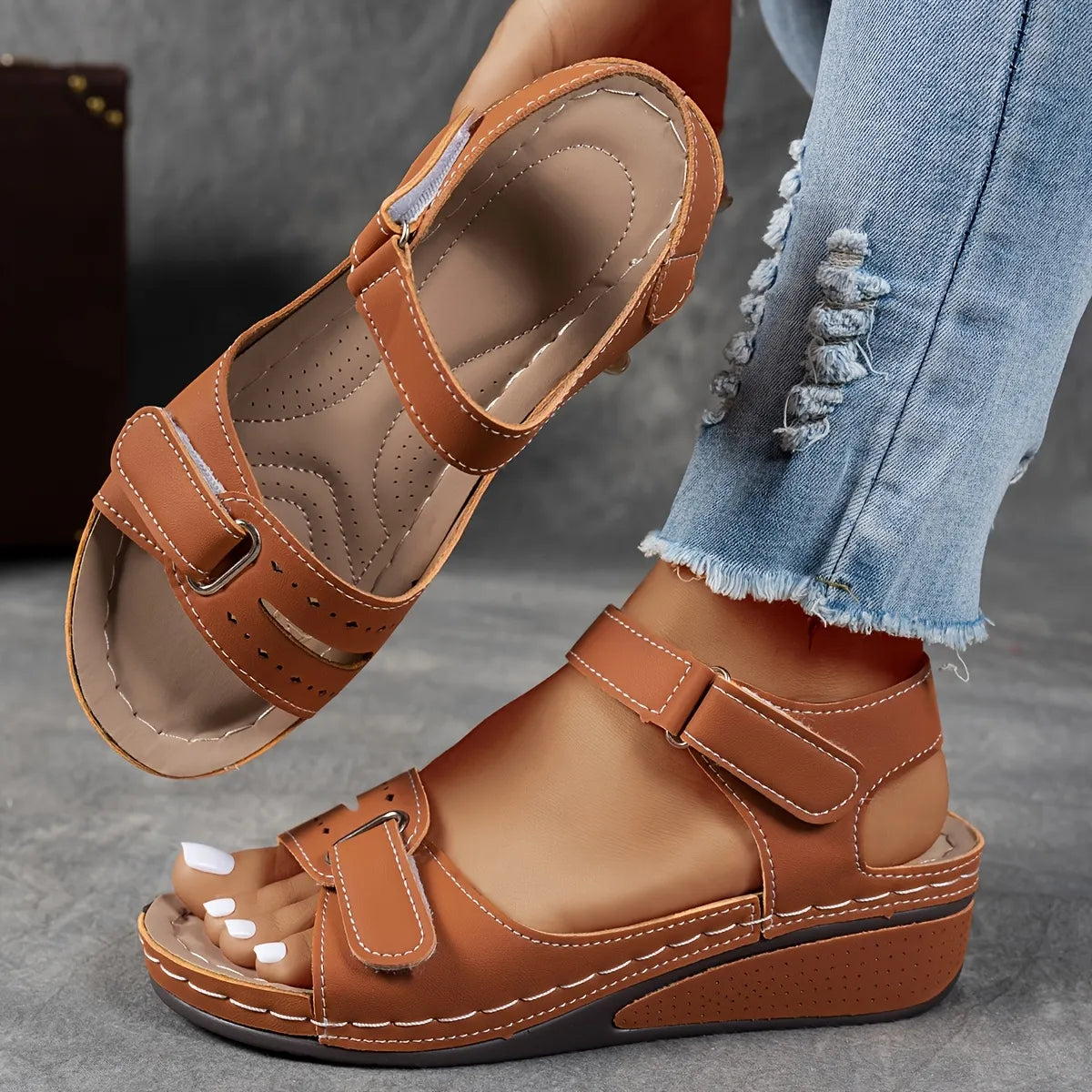 Shawn™ | Orthopedic Comfort Wedge Sandals