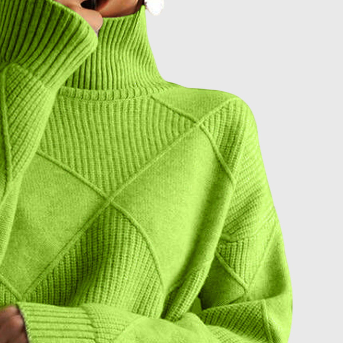 Luna | Turtleneck Knit Sweater