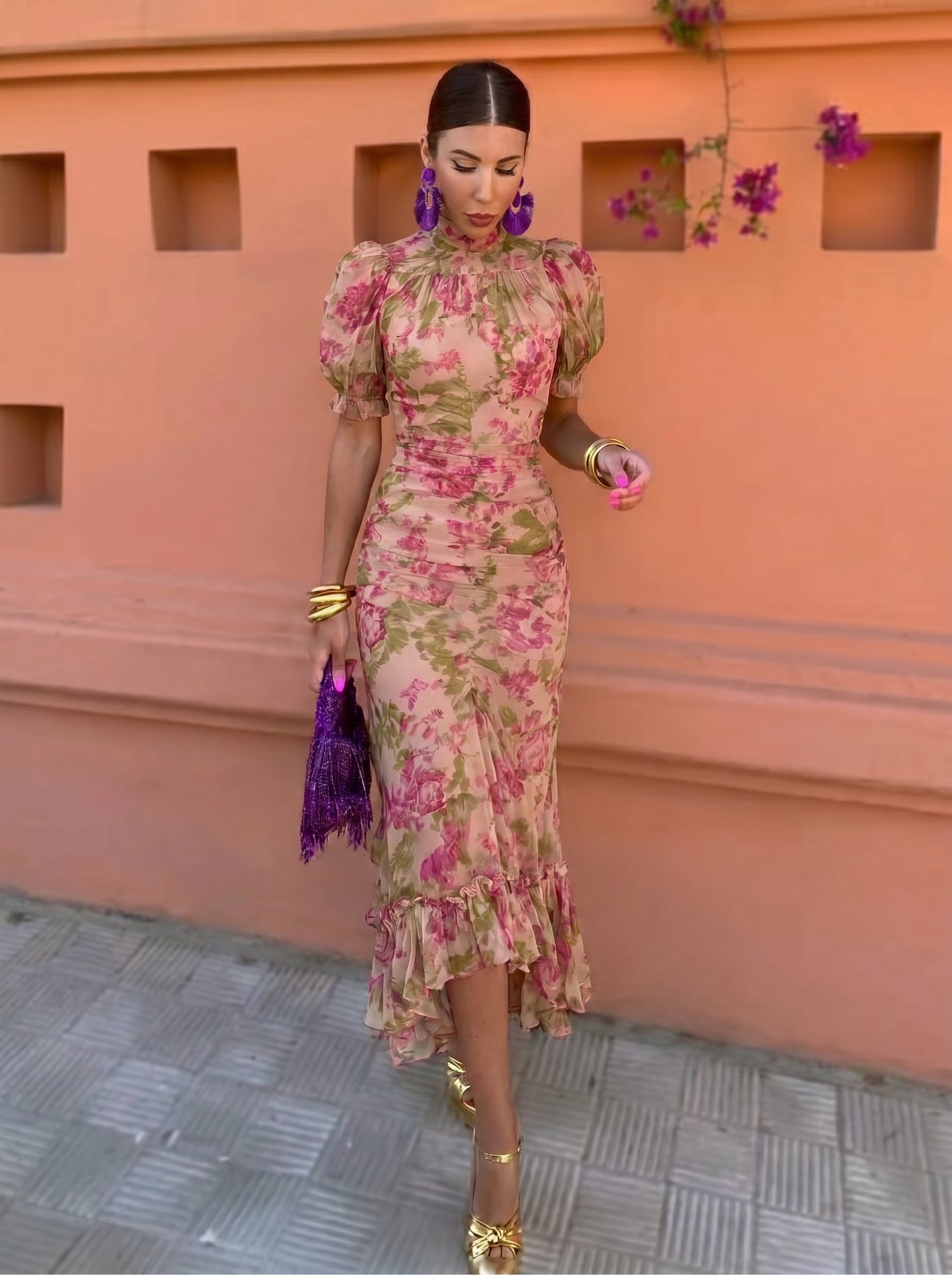 Felicidad™ | Floral Rose Dress