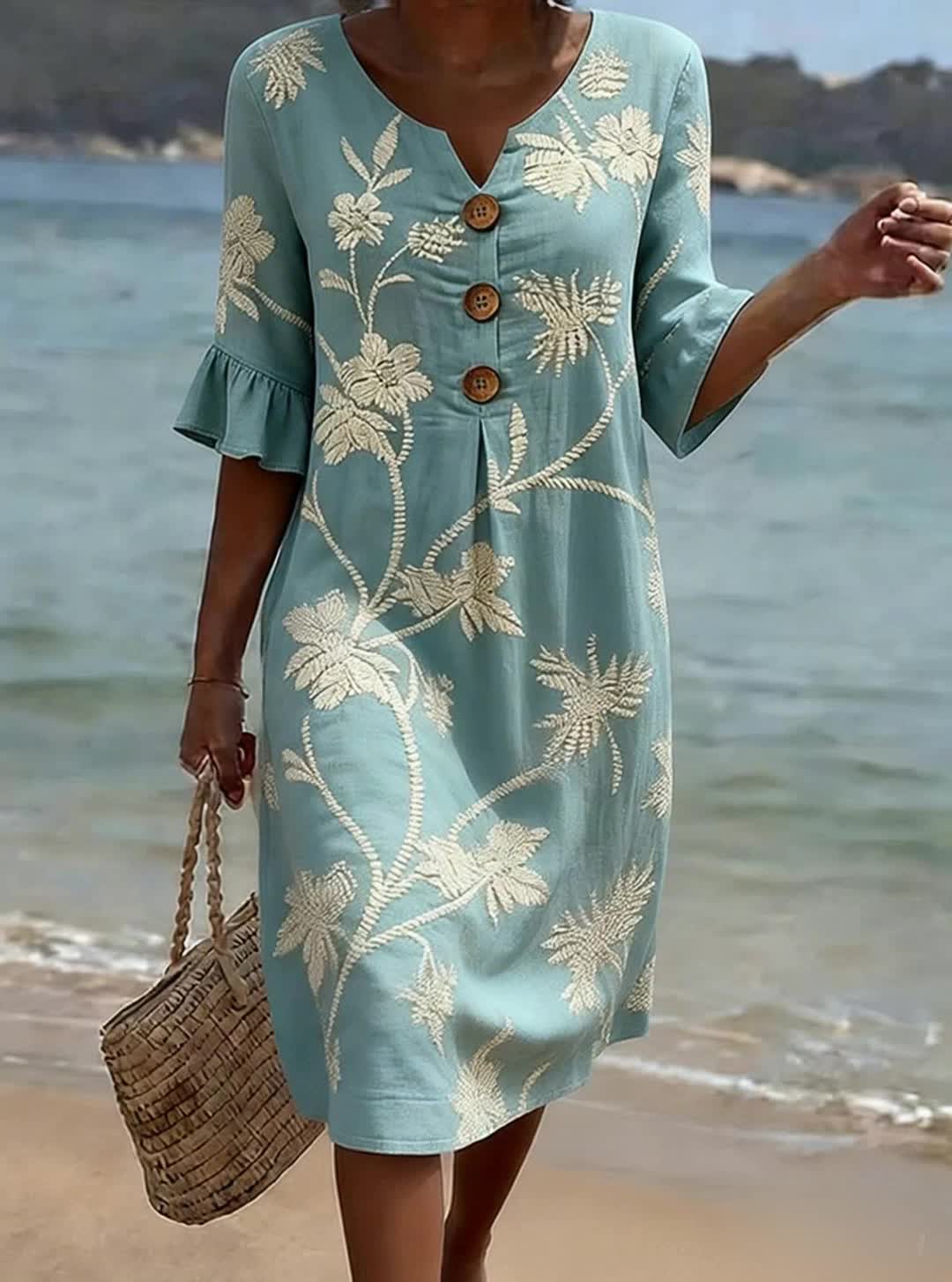 Women’s Floral Print Casual Dress