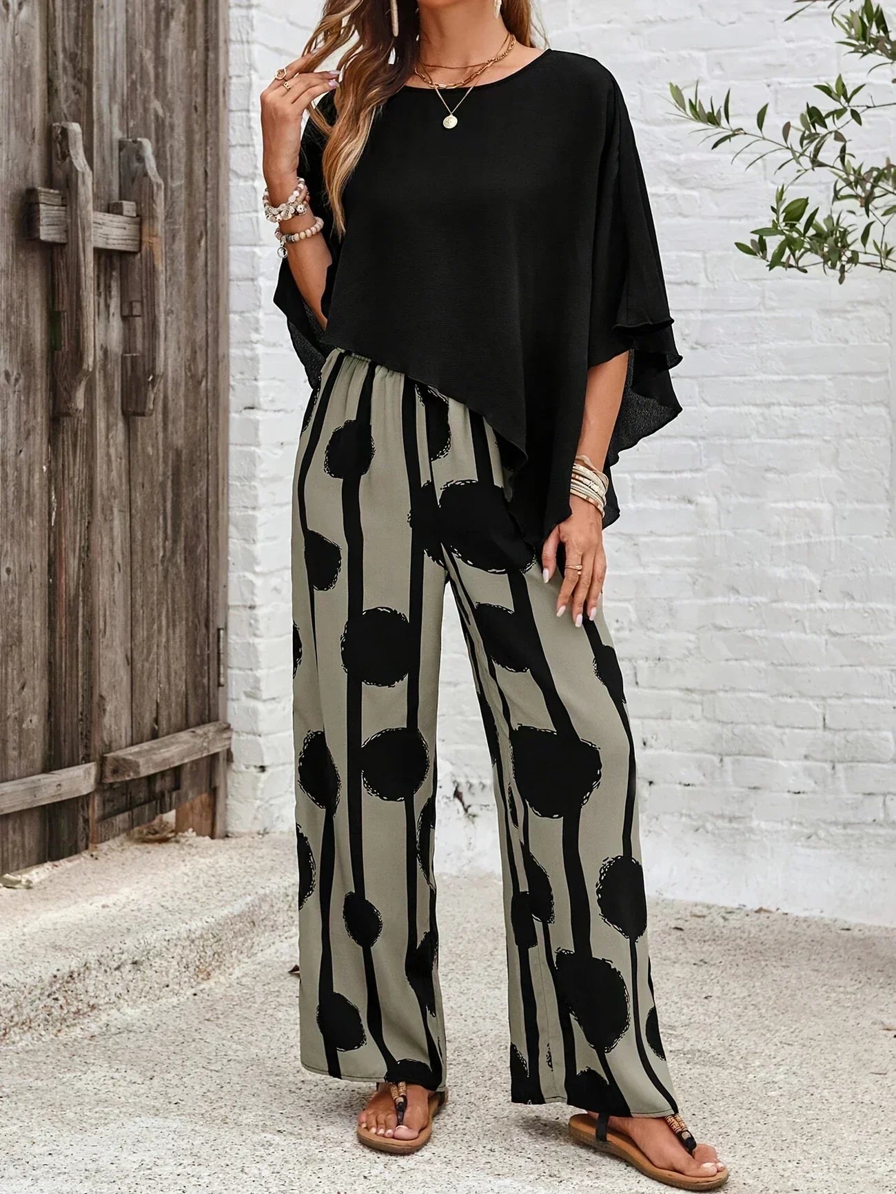 Mireya | Comfortable Elastic Waist Two-Piece Set