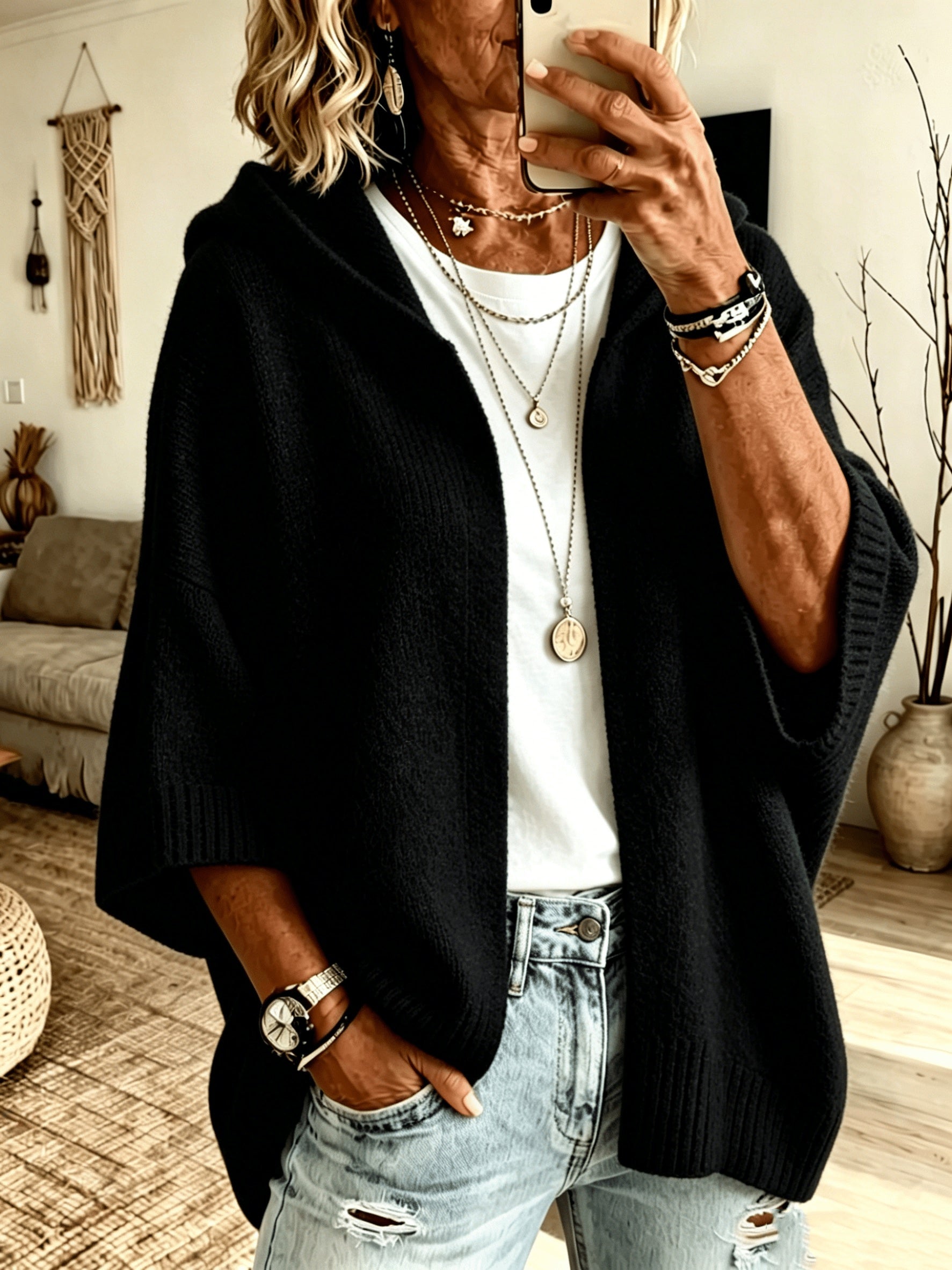 Laurel™ | Women's Elegant Casual Hooded Cardigan