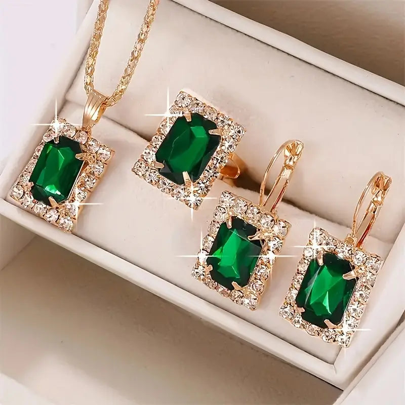 Sylvara Greenveil Jewelry Set