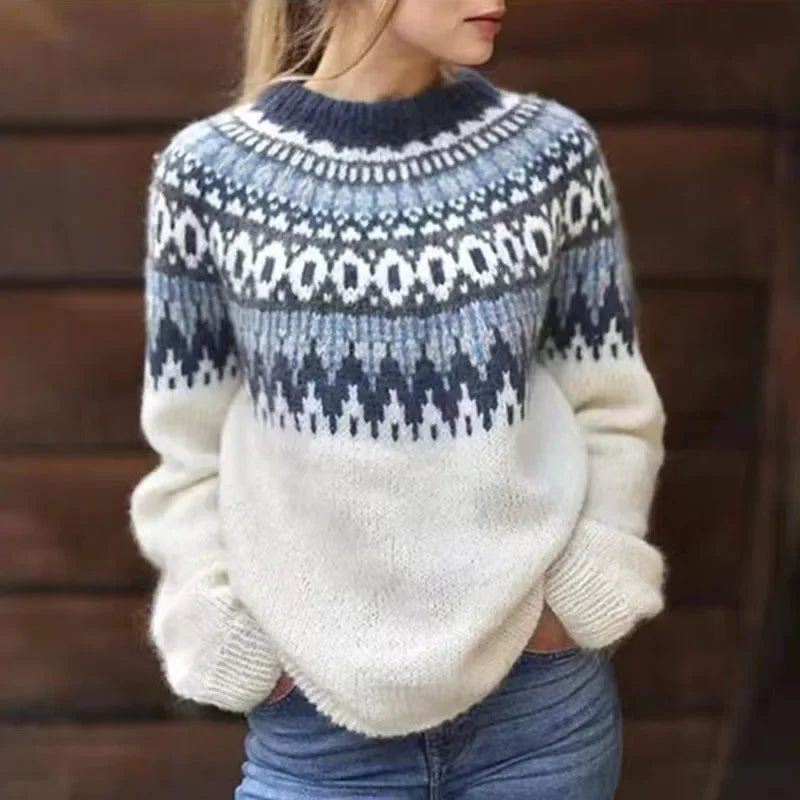Elsa | Nordic Patterned Sweater