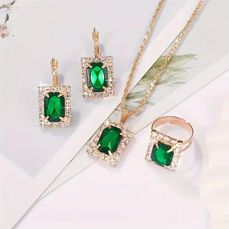 Sylvara Greenveil Jewelry Set