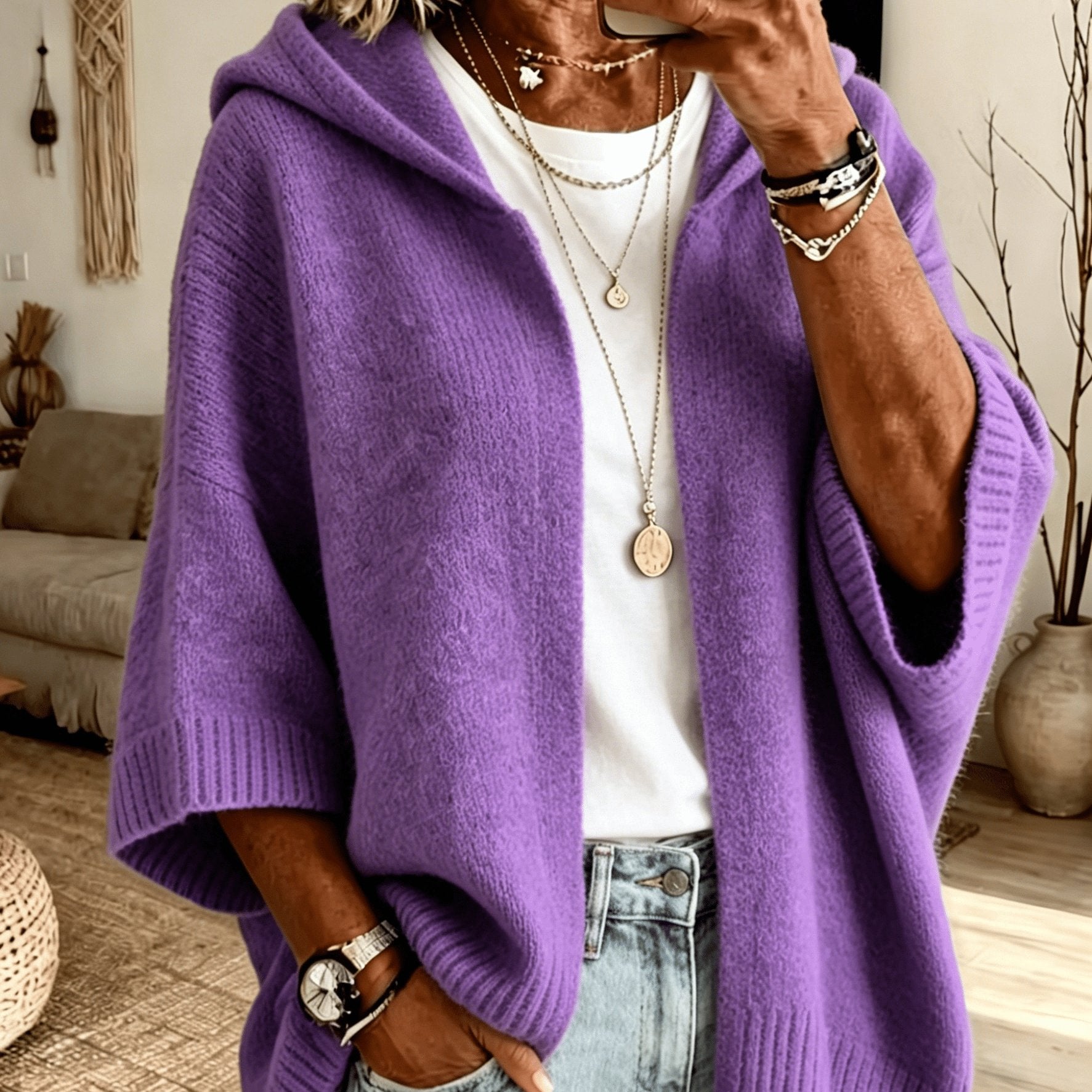Laurel™ | Women's Elegant Casual Hooded Cardigan