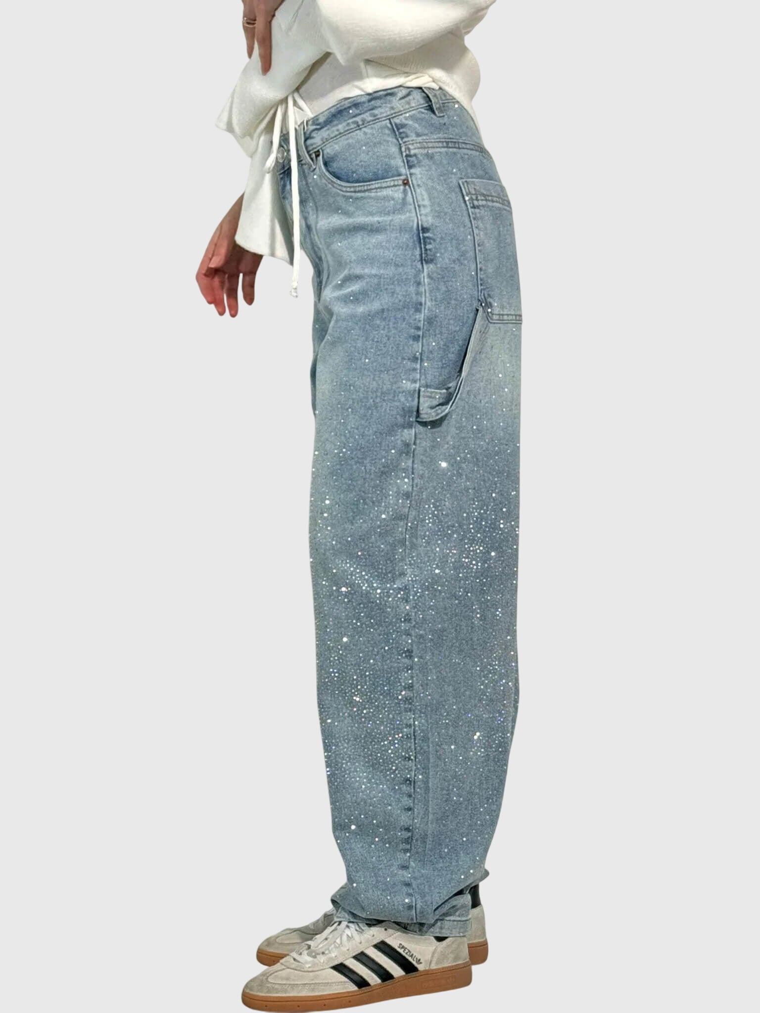 Camryn | Sparkle Wide-Leg Pants