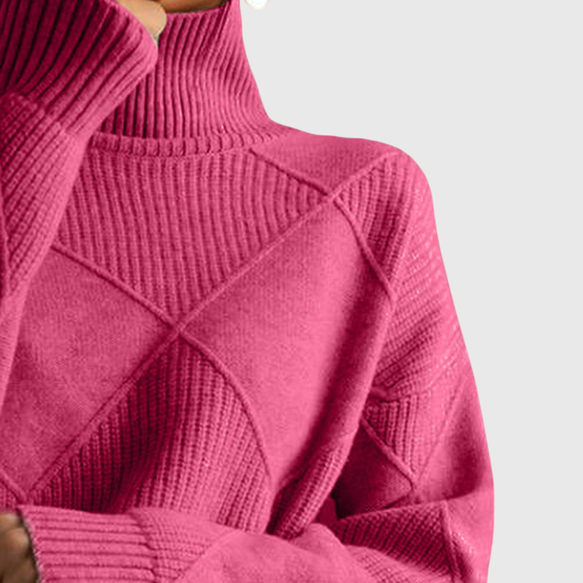 Luna | Turtleneck Knit Sweater
