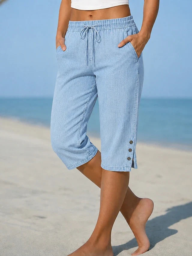 Delphia™ | Women's Calf Length Capri Pants