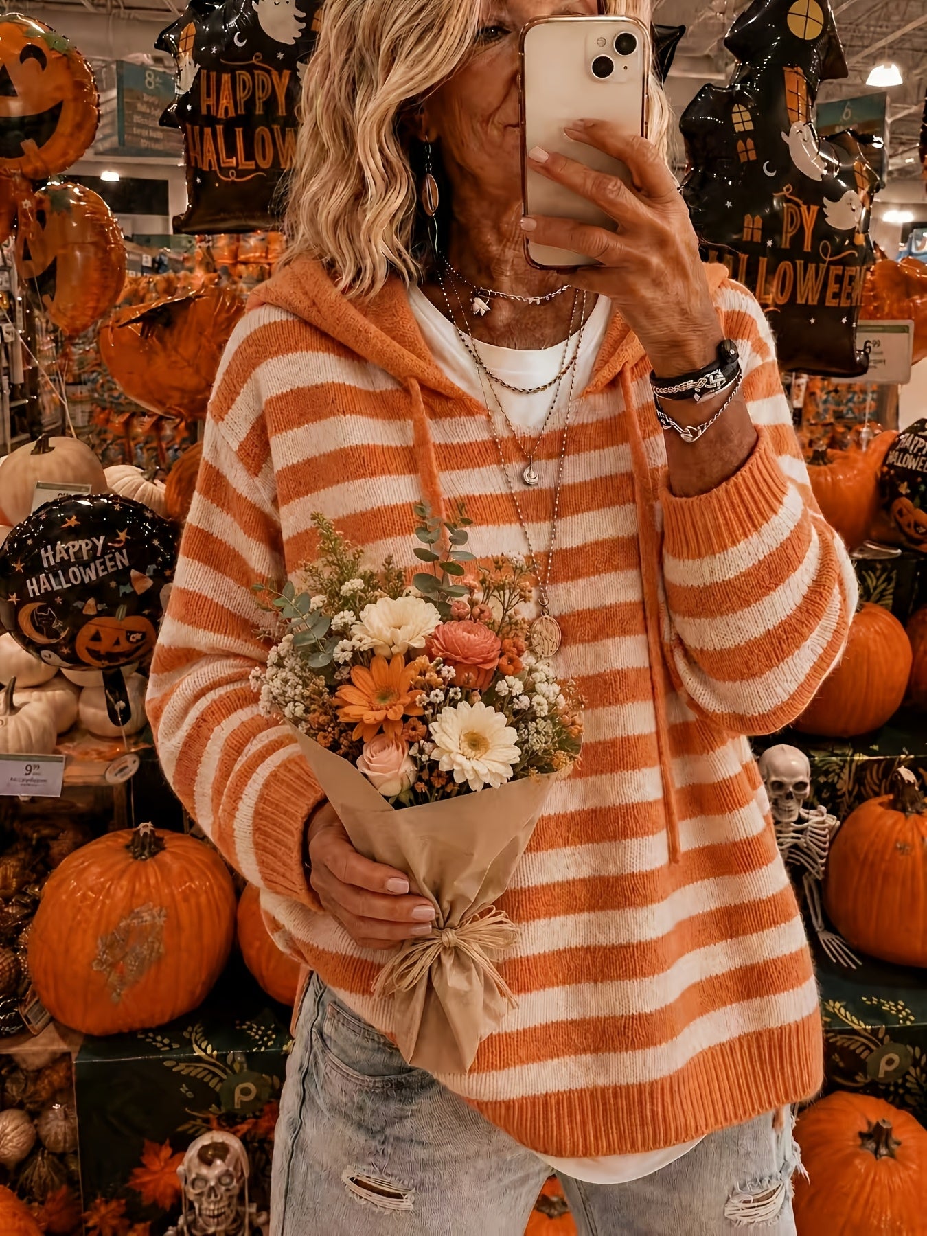 Coralie™ | Floral Batwing Hooded Cardigan