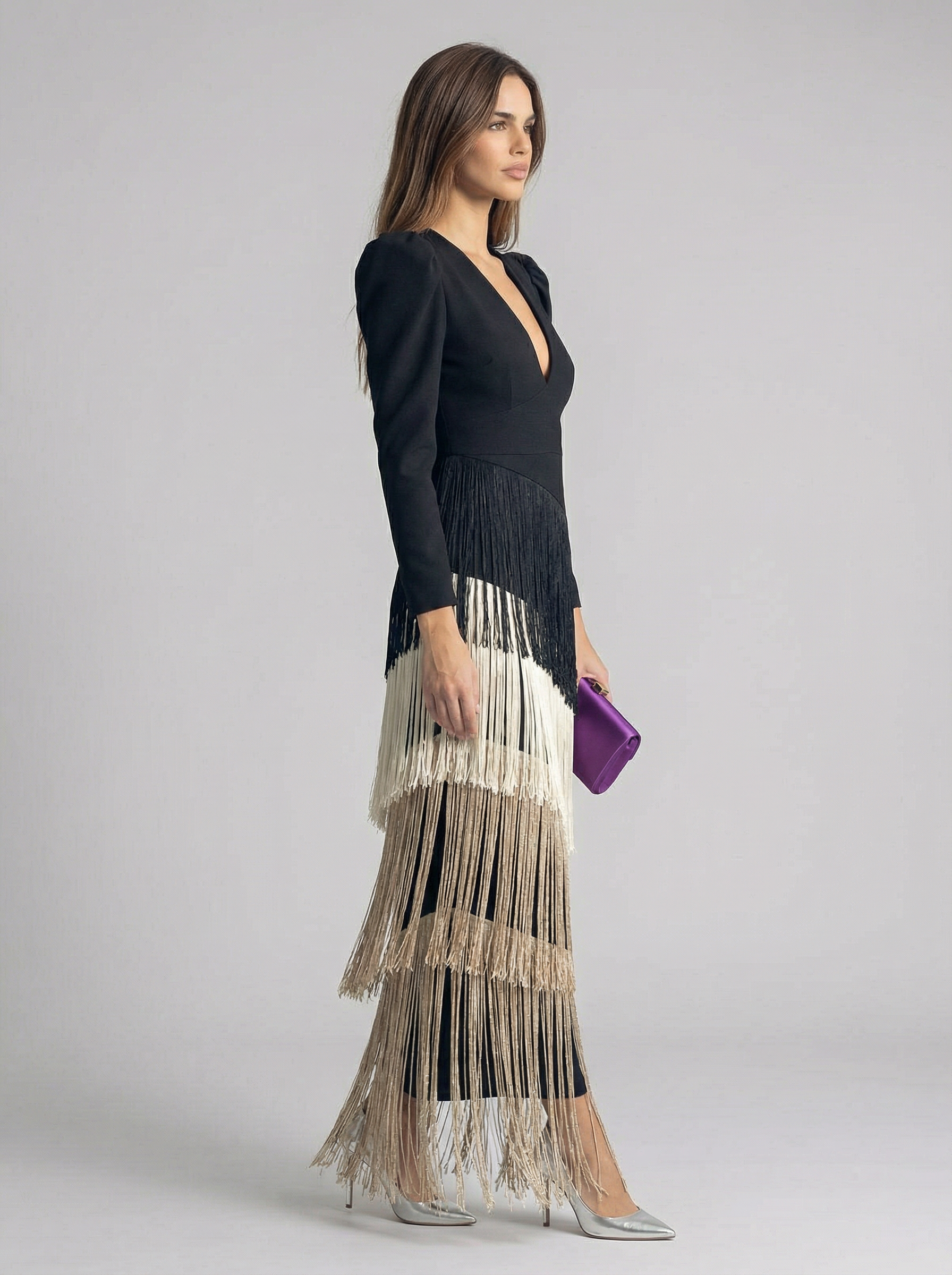 Sage | Fringe Dress