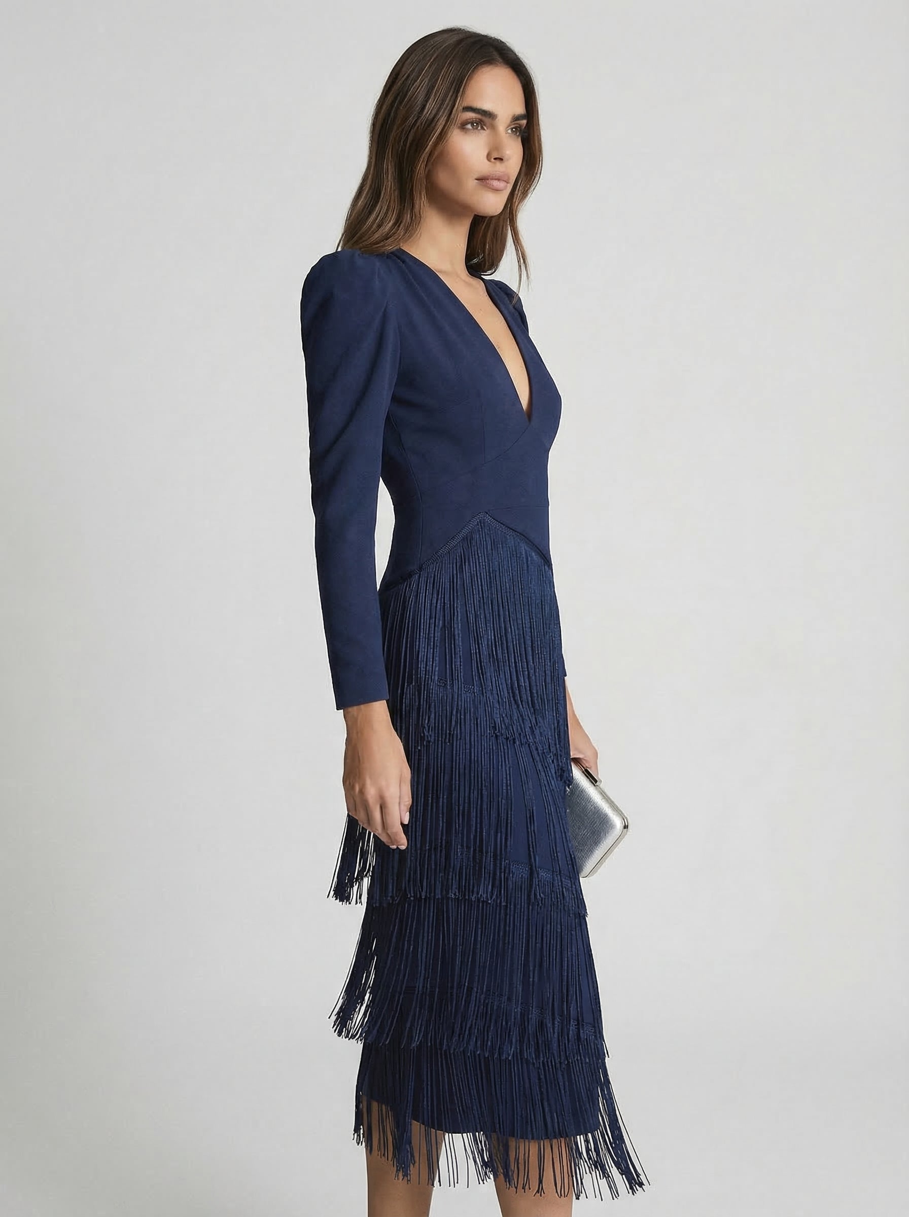 Sage | Fringe Dress