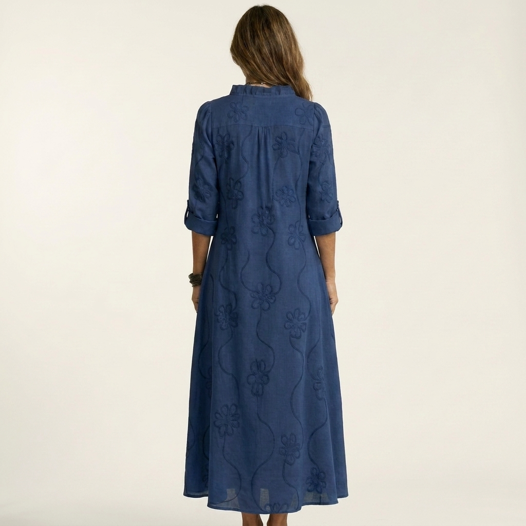 Isabel™ | Elegant airy embroidered summer dress